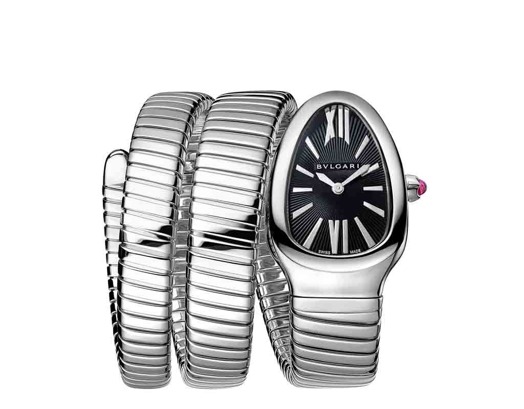 Bvlgari Serpenti Silver Black – Diamond Set