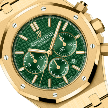 AP Royal Oak Chronograph Or Jaune/Vert