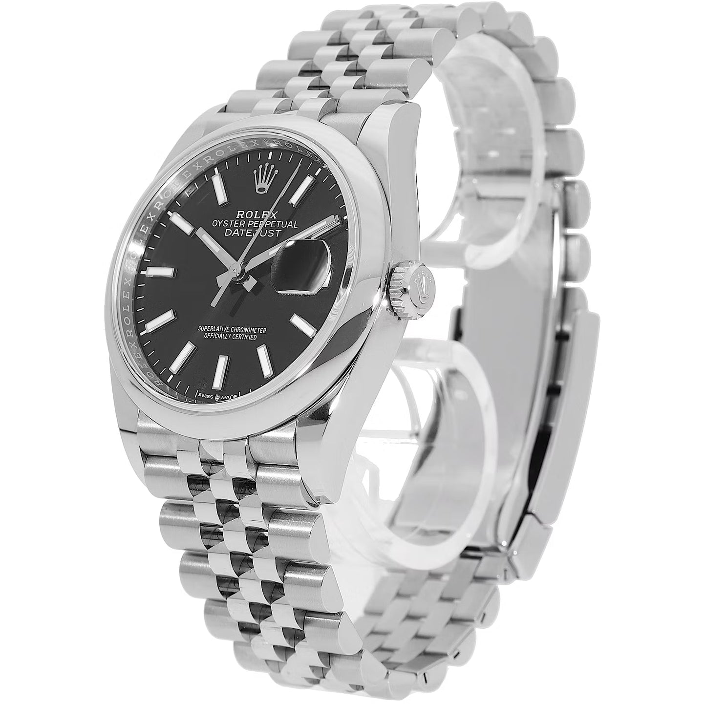 Rolex Datejust Noir Femme 179174