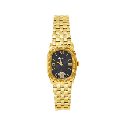 VERSACE NEW COUTURE GOLD JAUNE FOND NOIR