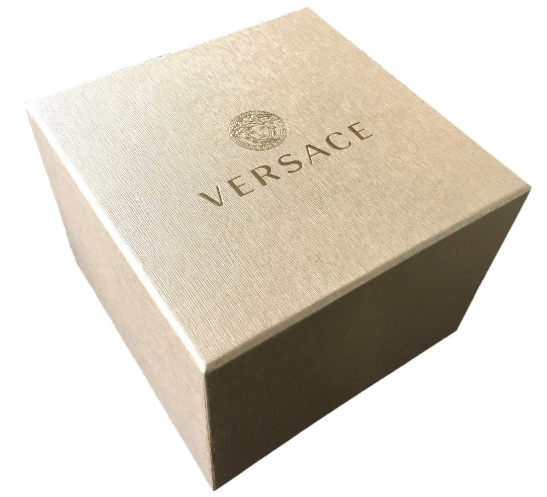 VERSACE NEW COUTURE GOLD JAUNE FOND NOIR